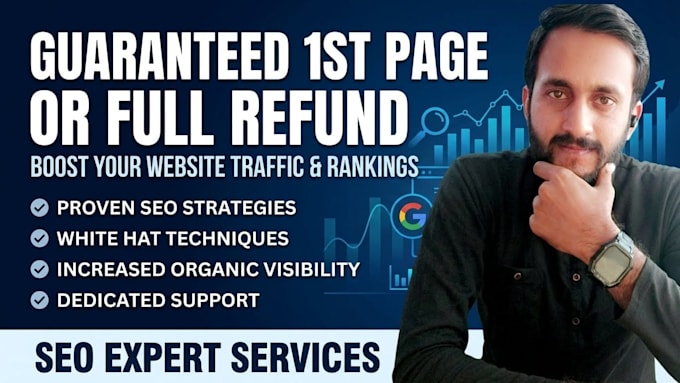 rank your website on google first page or get full refund