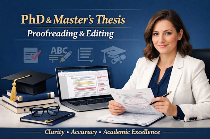 proofread and edit your phd and masters thesis or dissertation writings