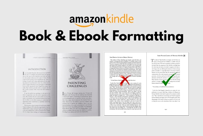do book formatting for amazon kdp, ebook formatting and layout design