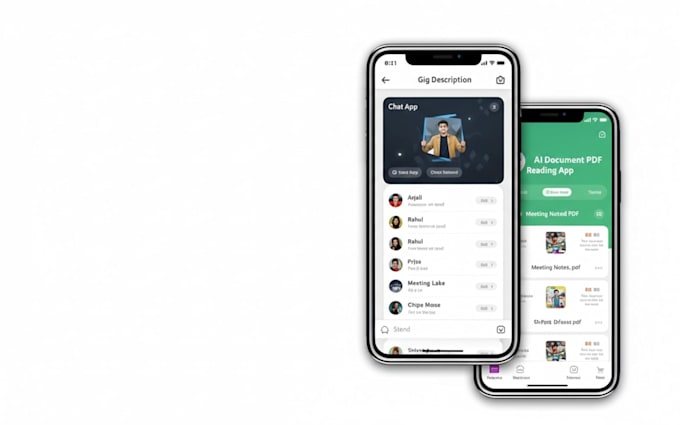 build a professional custom mobile app flutter android  ios  backend