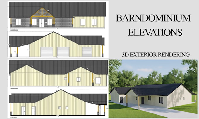 do barndominium plan post frame constructions drawings pole barn house plan