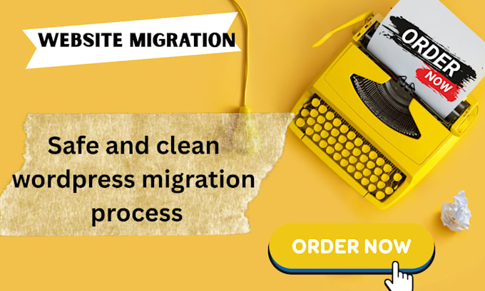 do wordpress website migration, site transfer with backup