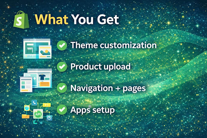 set up and customize your shopify store professionally