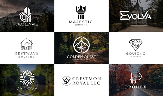 do modern minimalist and luxury logo design