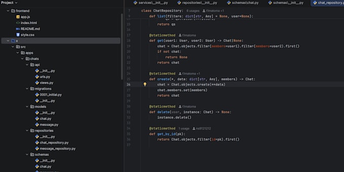 Construir um site fullstack usando python django e rest apis