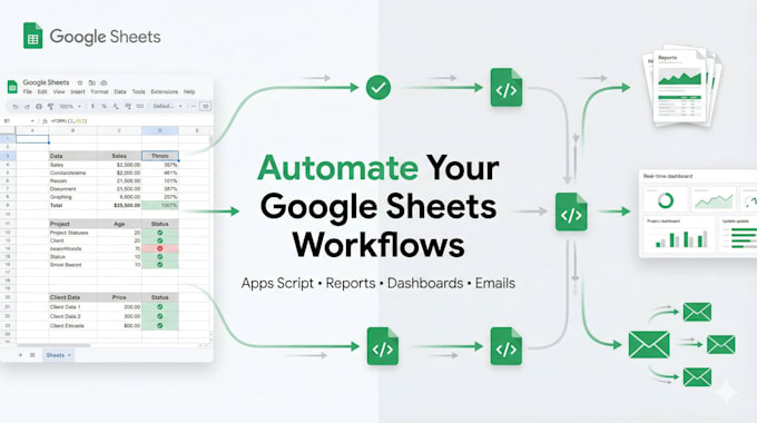 automate your business ops using google sheets, apps script