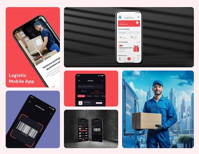 build logistic, dispatch, cargo, trucking website, fleet management app, freight