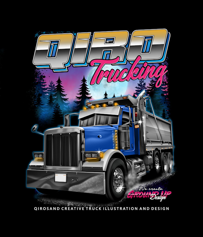 make truck and car tshirt designs