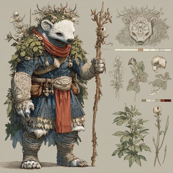 Fantasy concept art, creatures and characters design by Hawaandeh | Fiverr