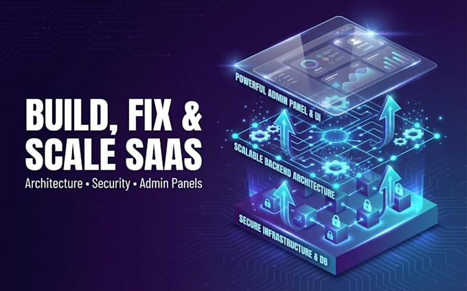build or fix multi tenant saas application with admin panel