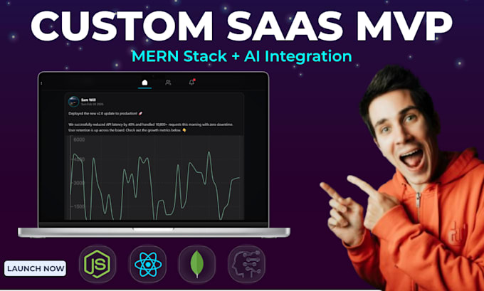 develop your ai integrated saas mvp or custom website