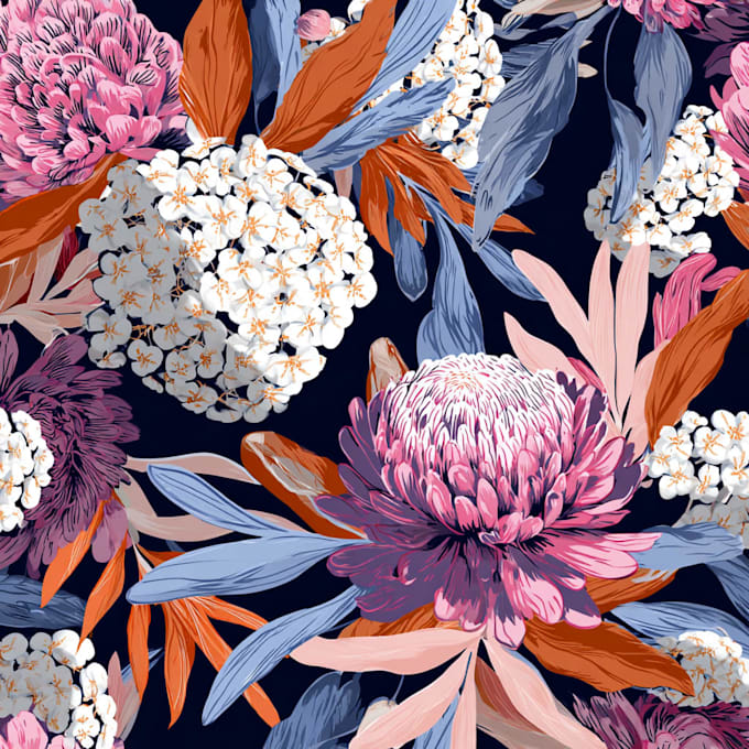 seamless pattern, pattern design, textile design