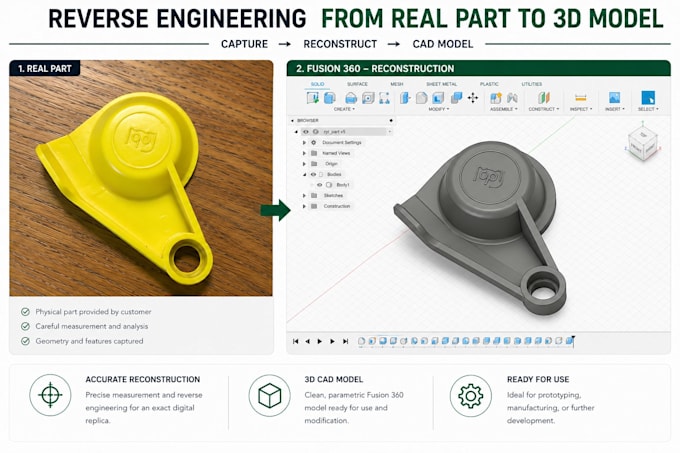 create mechanical cad models and technical drawings