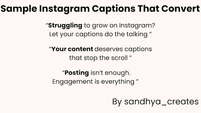 write engaging instagram captions and ad copy that converts