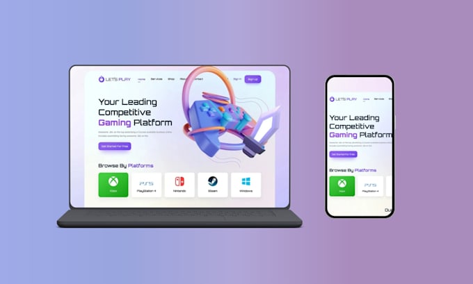 Develop a modern webflow website with animations and responsive ui ...