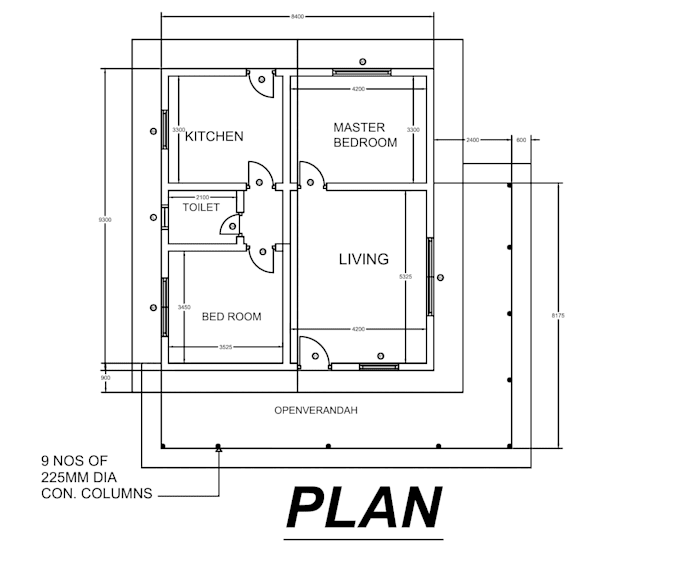 do professional autocad 2d floor plan and drafting