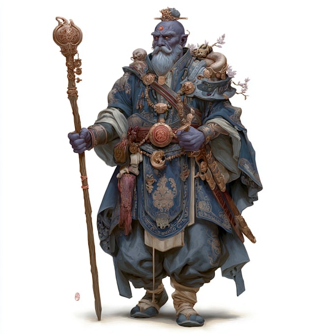 create a d and d character art and dnd art