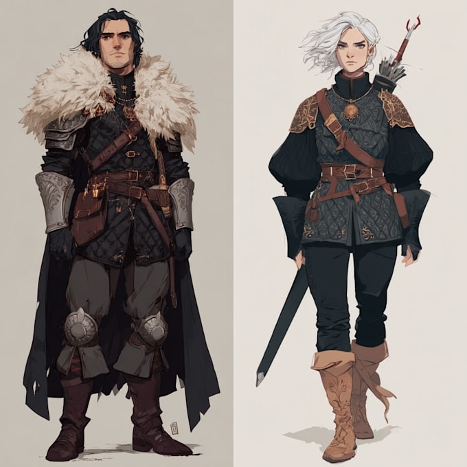 dnd character art and dnd character art