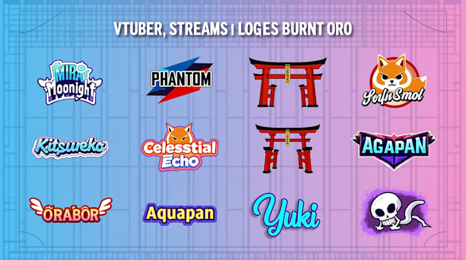 design high quality make or redesign logo for vtuber and streamer