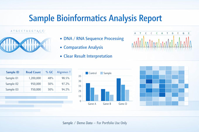 Bioinformatics dna and rna sequence analysis with report by ...