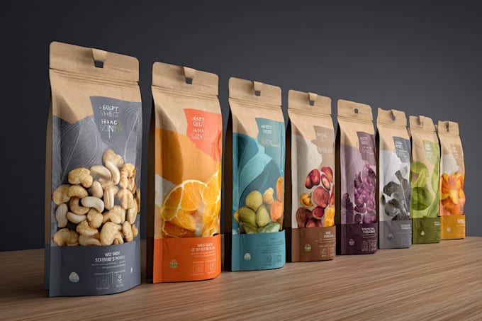 design supplement or hemp product packaging box and label