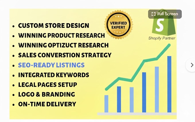 build a high converting shopify store or website