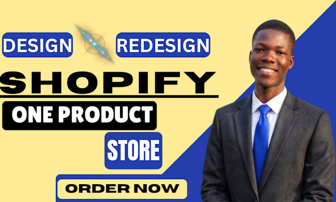 design shopify store one product store shopify dropshipping