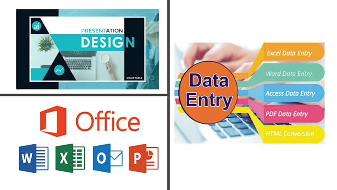 do data entry, web research, typing, PDF to excel and ms office work