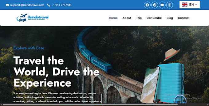 create a fast SEO landing page website