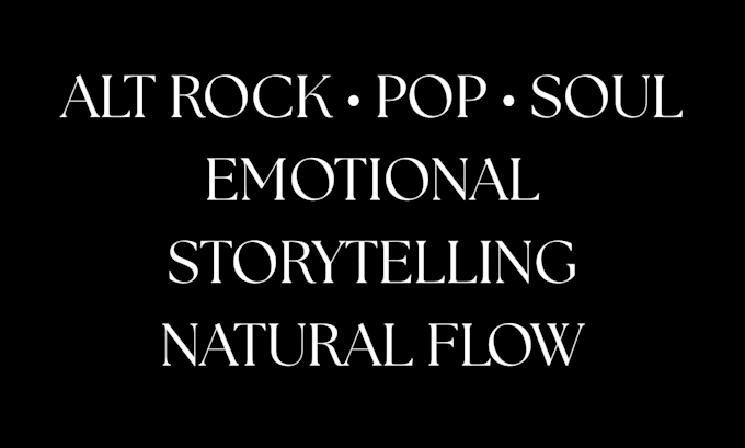 write original english lyrics for your song