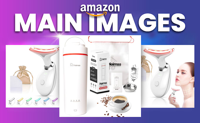 design an amazon main image optimized for higher CTR