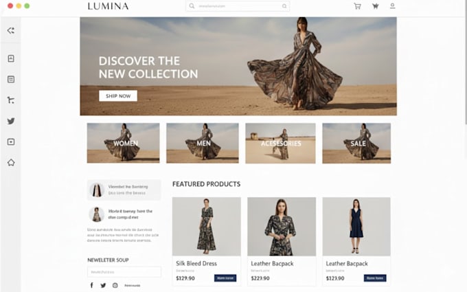 create a professional responsive website