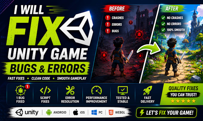 fix or reskin your unity game