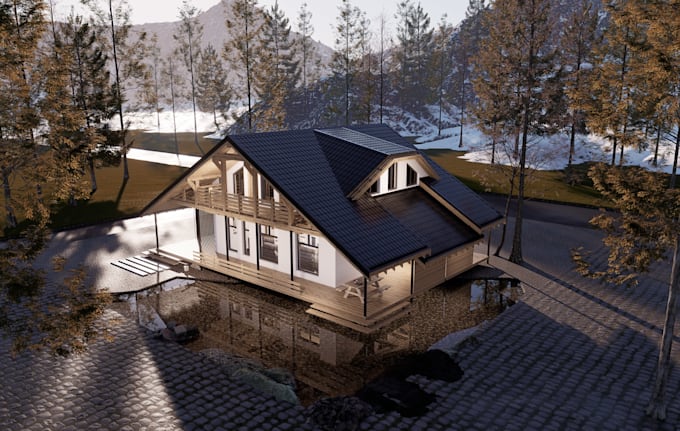 provide photorealistic architectural renderings
