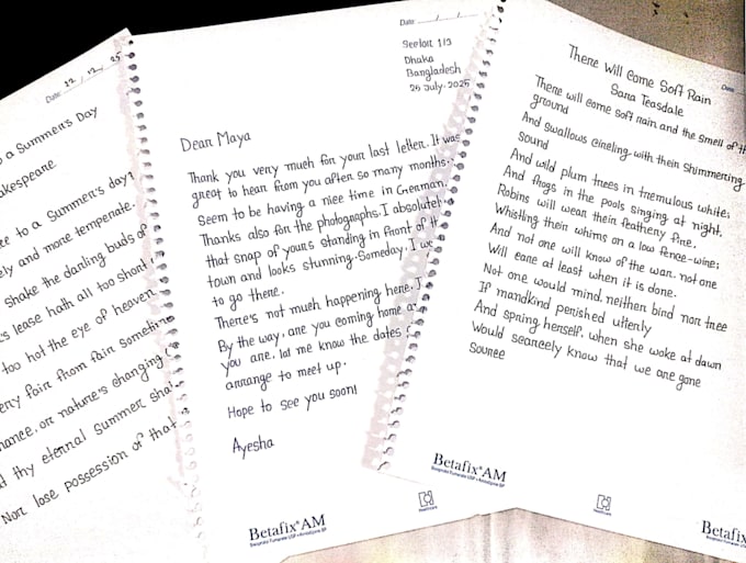 do handwrite your any documents reports notes