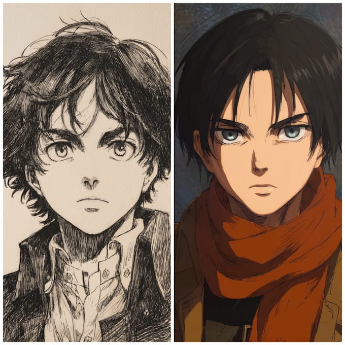 do an anime or comic character
