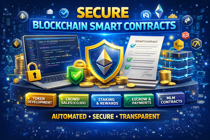 develop secure blockchain smart contracts for your business