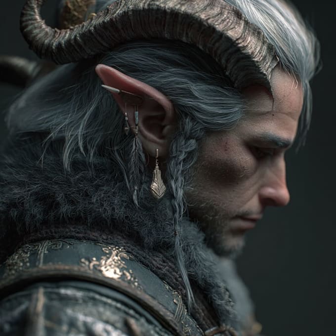 draw a fantasy character portrait
