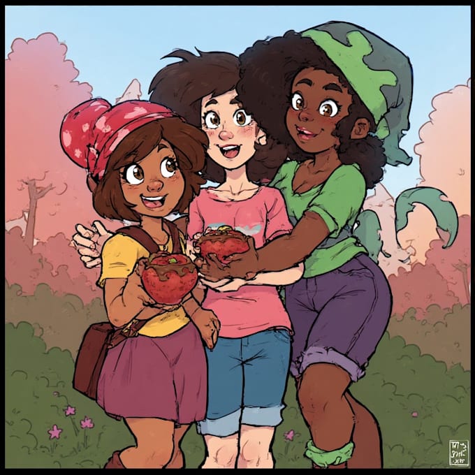 a cartoon character design