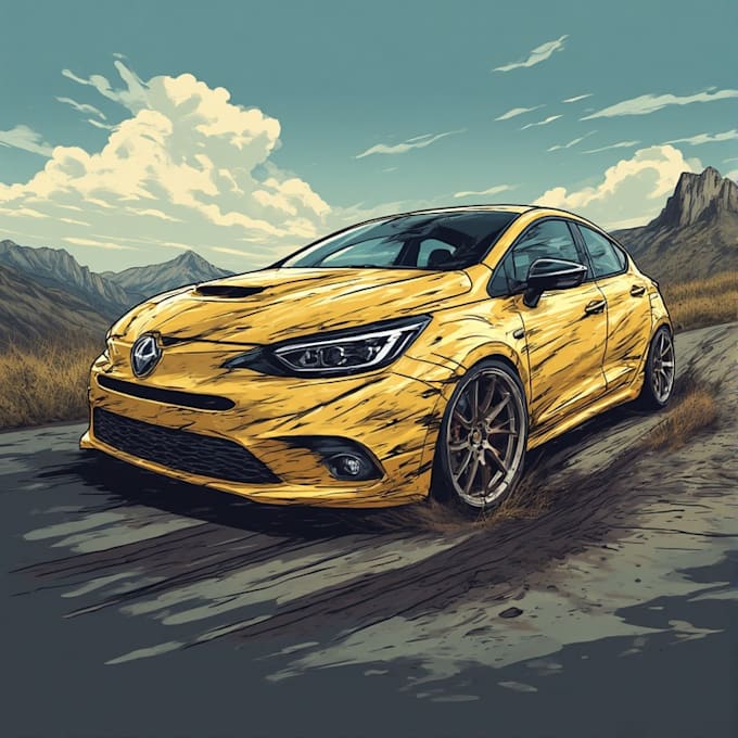 create professional car wrap