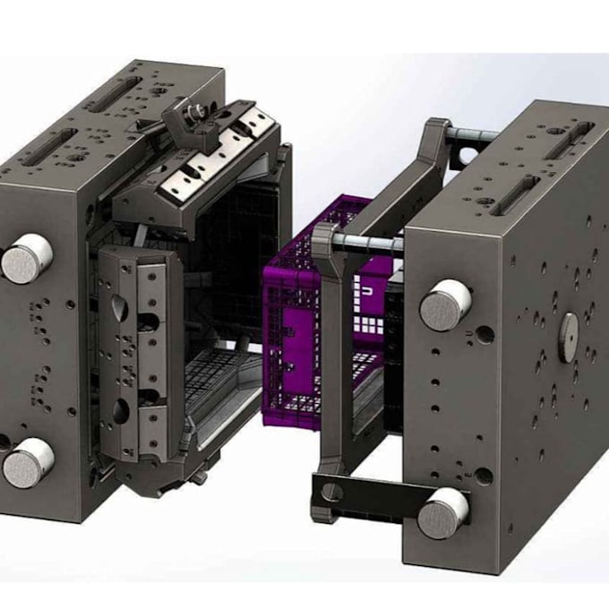 Create plastic injection mold design, using professional autodesk ...