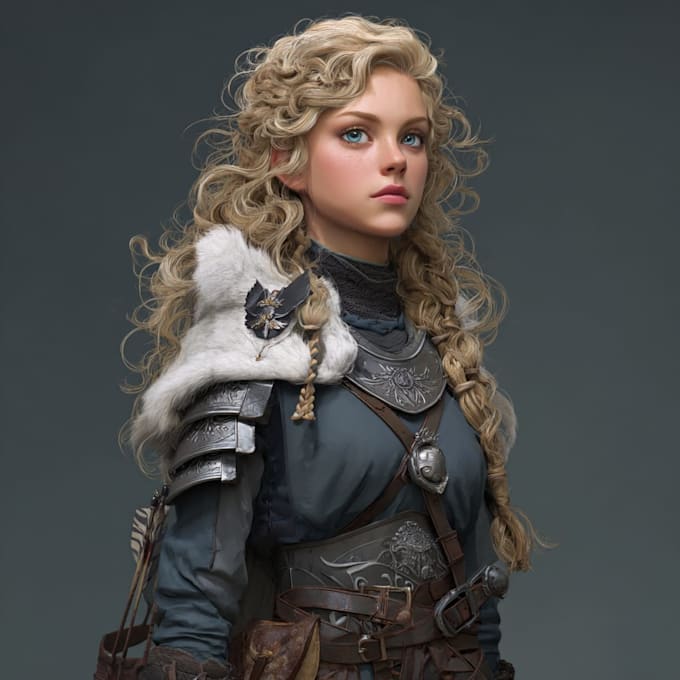 design fantasy character portrait