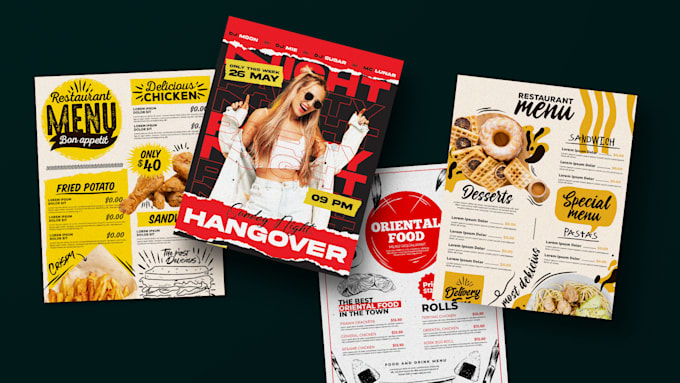 design professional flyer and poster