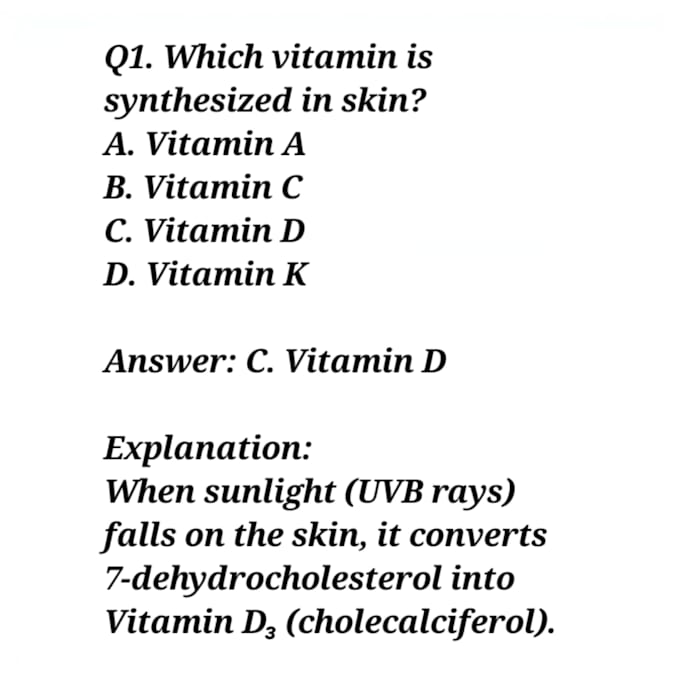 create biology based mcqs