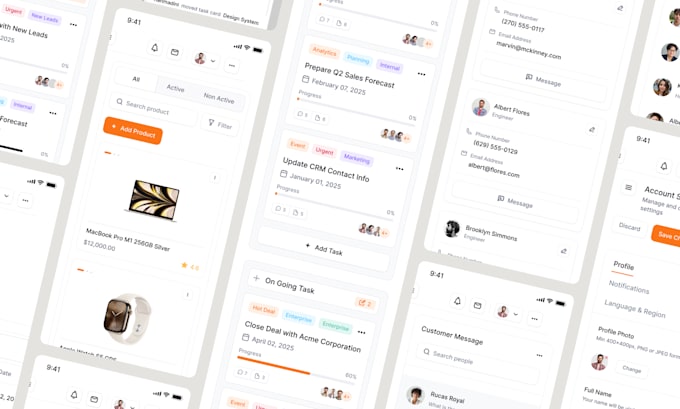 design webapp, saas, dashboard, admin panel UI UX in figma