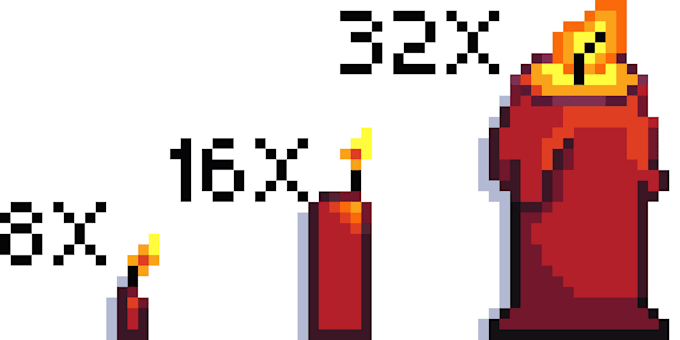 create game ready pixel art character sprites and animations