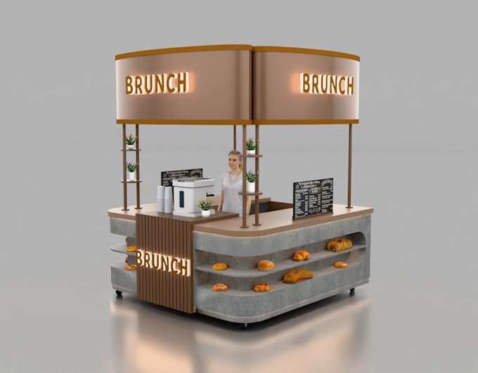 design your 3d exhibition booth and kiosk