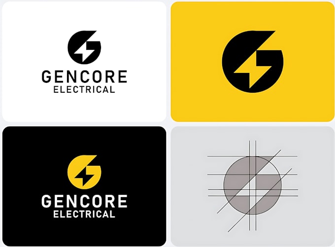 design eco energy, electrical, power and solar logo
