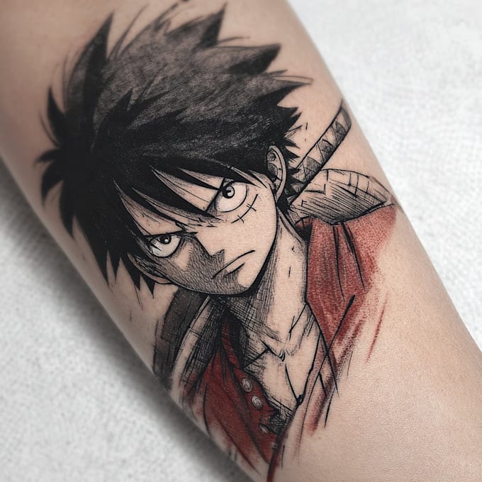 make anime tattoo design