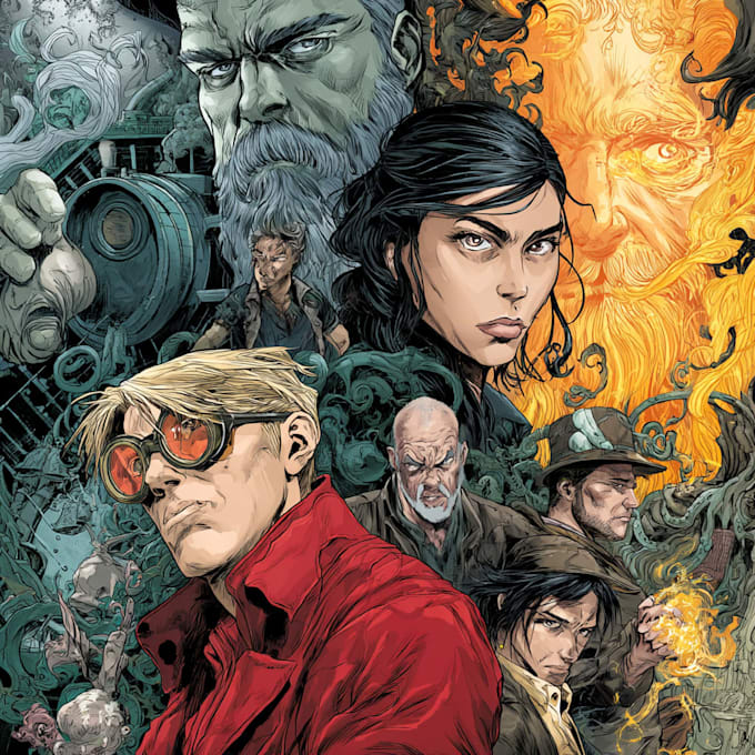 do comic book illustration comic strip comic graphics novel cover art artist